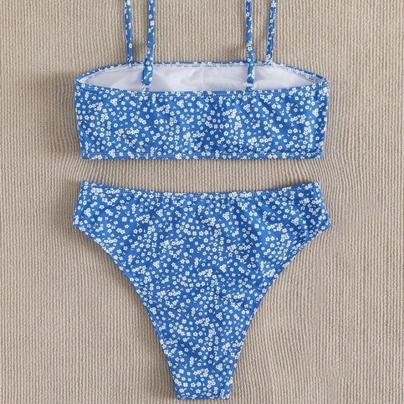 SUMMER PRINT FLORAL BIKINI 👙 high waisted - Picture 3 of 6